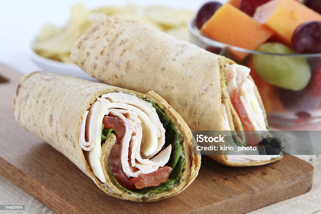 Mittagessen Tortilla-sandwich - Lizenzfrei Tortilla-Sandwich Stock-Foto