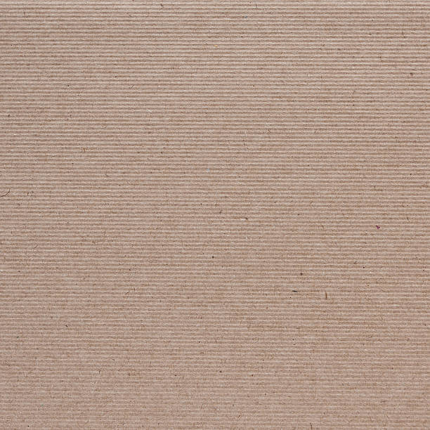 texture de papier rayé brun - brown paper paper striped corrugated cardboard photos et images de collection