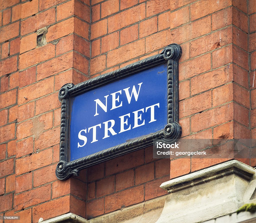 Birmingham: Novo Sinal de Rua - Foto de stock de Birmingham - West Midlands royalty-free