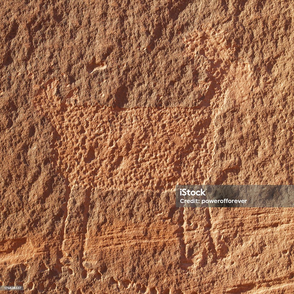 Pétroglyphes de Monument Valley - Photo de Antique libre de droits