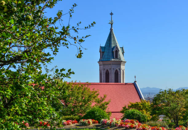 istock Old church in Hakodate, Japan 1748285188