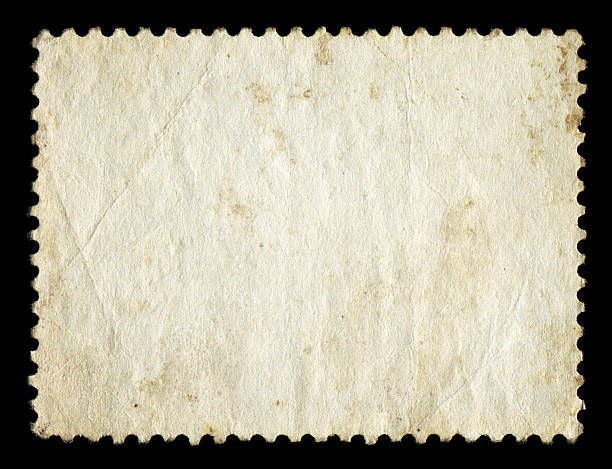 ブランク郵便切手テクスチャ背景絶縁型 - retrospect ストックフォトと画像