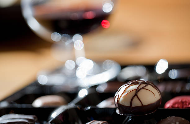 고급 초콜릿 - wine port 뉴스 사진 이미지