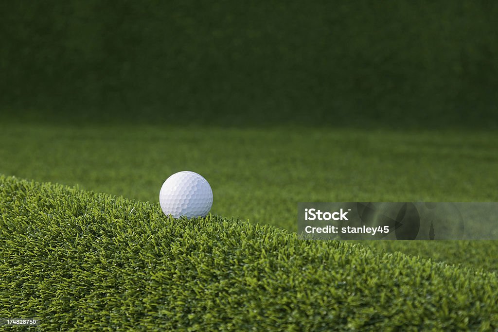 Détail d'un parcours de golf difficile - Photo de Fond libre de droits