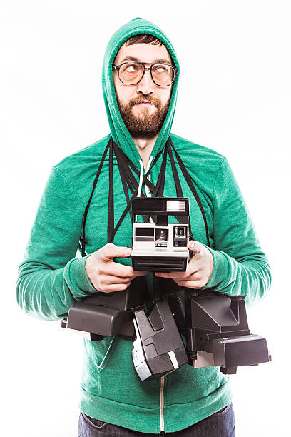 istock Condescending Hipster Instant Print Guy 174828813