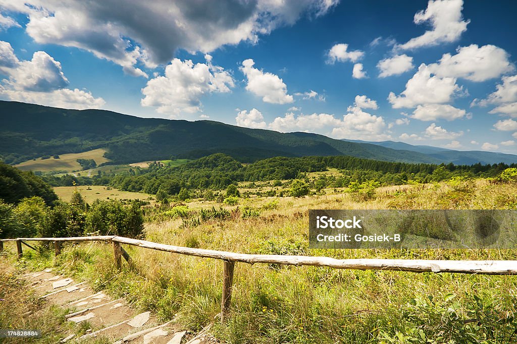 mountain view, Polonia, Bieszczady - Foto stock royalty-free di Ambientazione esterna