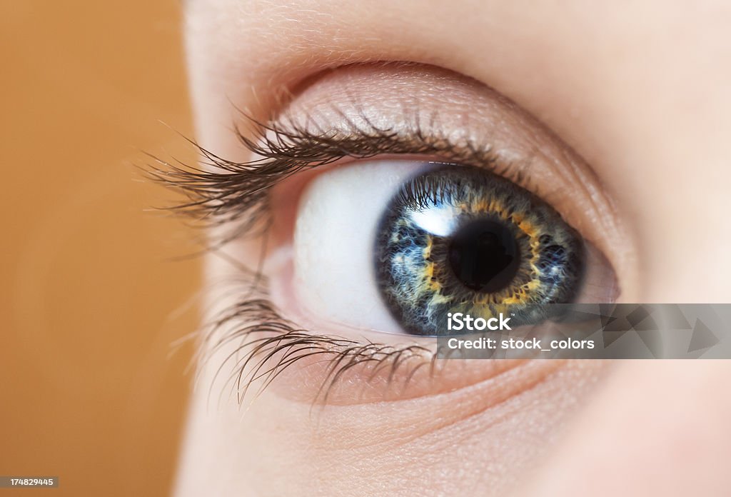macro de olho azul - Royalty-free Aberto Foto de stock