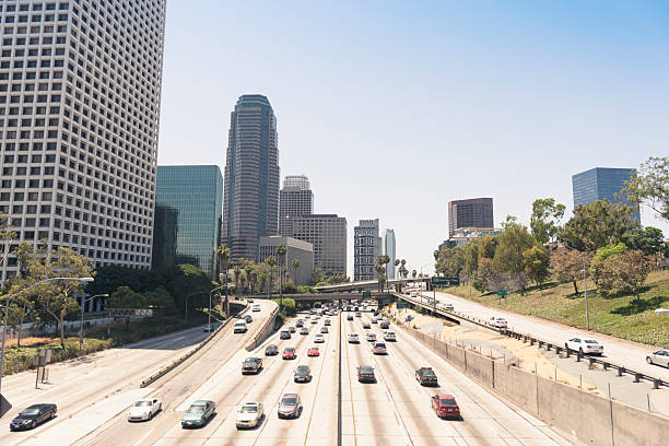 istock Los Angeles downtown at during midday rush hour 174829751