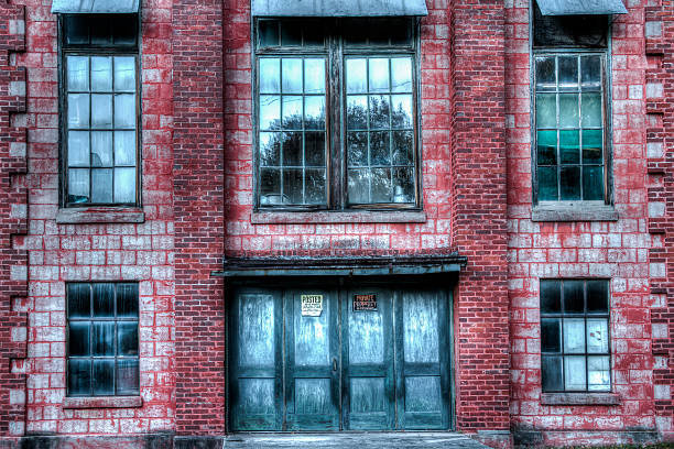 istock Abandoned Mill Garage Entrance, HDR 174829999