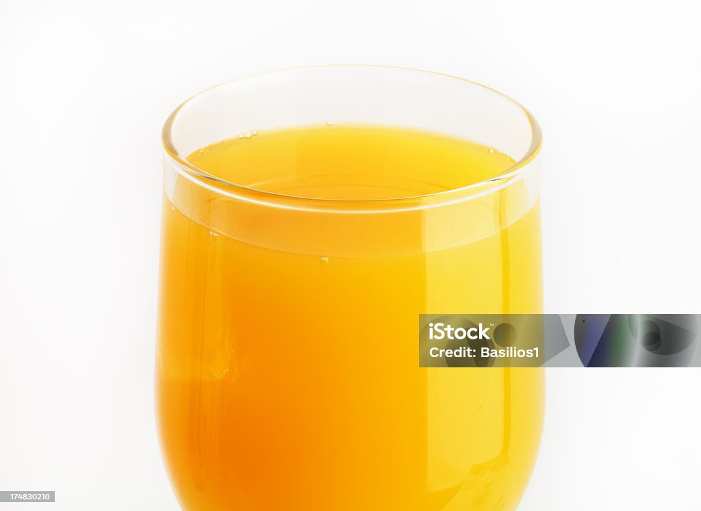 Copo de suco de Laranja - Royalty-free Amarelo Foto de stock