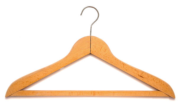 istock Old wooden clothes hanger 174830252
