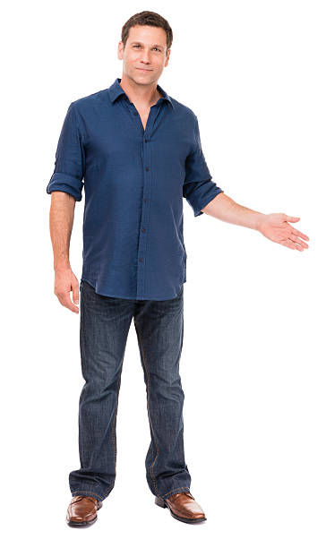 istock Casual Dressed Man Isolated on White Background 174830589