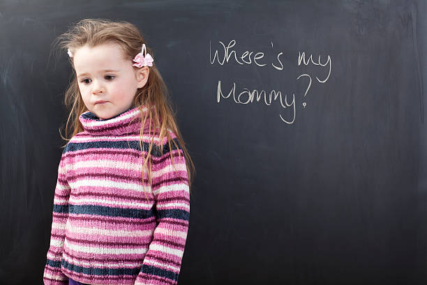 istock Cute girl doesn't know where her mother is 174830779