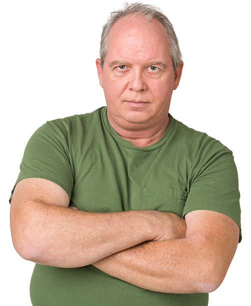 istock Tough Mature Man With Arms Crossed 174830847