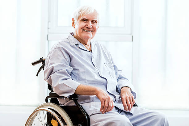 istock Senior man in wheelchair. 174830907
