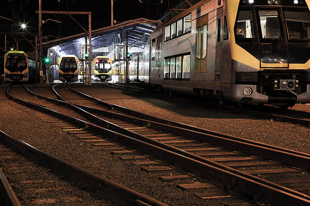 i treni passeggeri - train australia electric train image foto e immagini stock