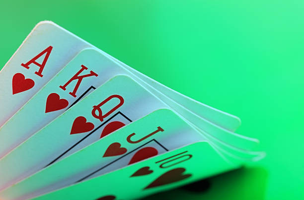 istock Royal Flush of Hearts 174831014