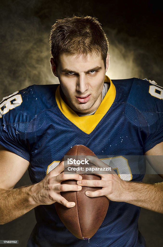 Giocatore di Football americano - Foto stock royalty-free di Football americano