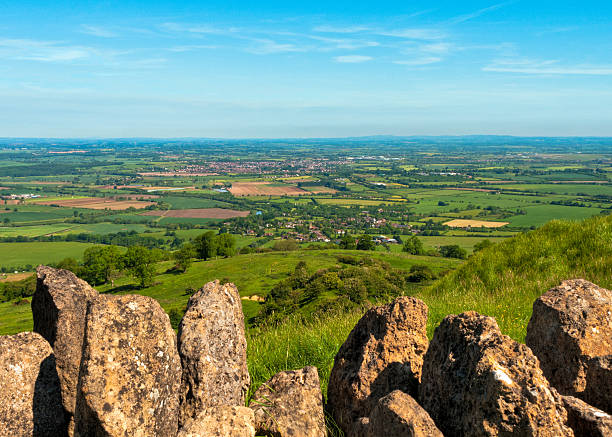 valle de evesham, cotswolds, worcestershire vías - uk beauty in nature worcestershire vale of evesham fotografías e imágenes de stock