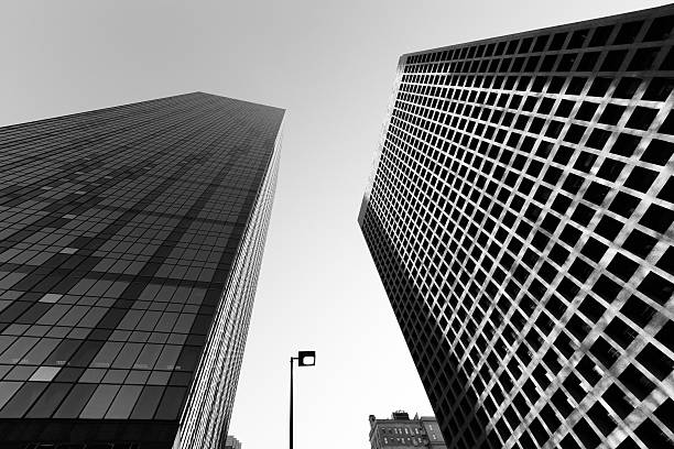 istock Skyscrapers in Black and White 174831372