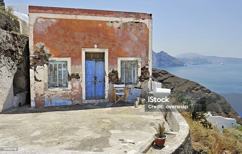 Antigua casa griego - Foto de stock de Casa libre de derechos