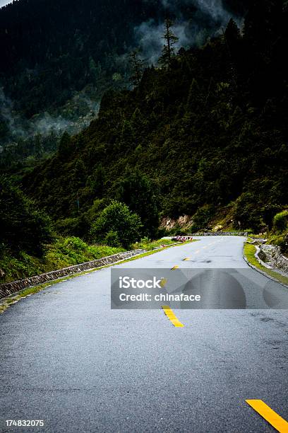Empty Road Stock Photo - Download Image Now - Agricultural Field, Asia, Asphalt