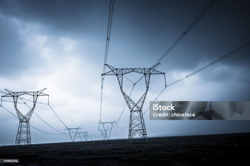 Torre de alta tensión - Foto de stock de Acero libre de derechos