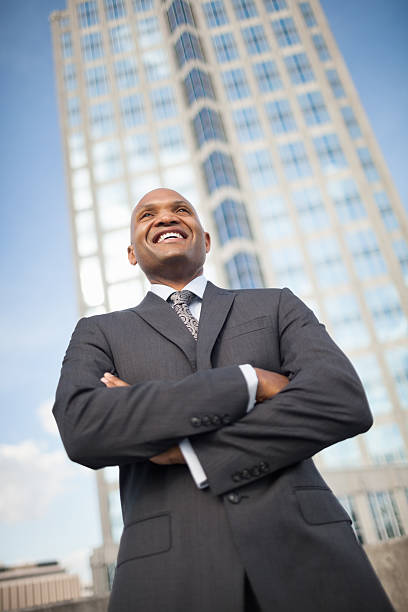 istock Happy Businessman With Arms Crossed 174832409