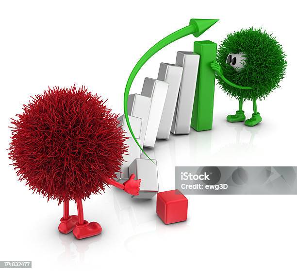 Sphefurs Y Gráfico De Barras Foto de stock y más banco de imágenes de Actuación - Representación - Actuación - Representación, Bull Market - Refrán en inglés, Color plateado