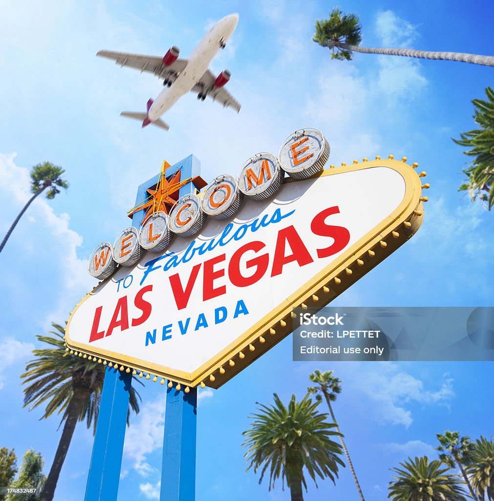Bienvenido al fabuloso Las Vegas Nevada señal - Foto de stock de Señal de Bienvenido a las Vegas libre de derechos