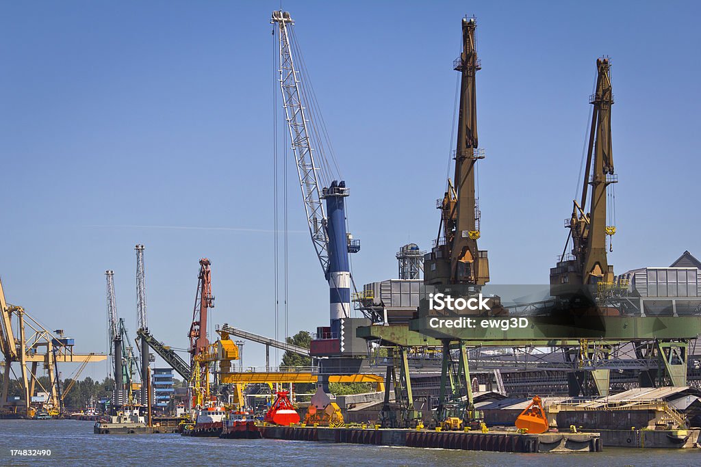Porto industriale - Foto stock royalty-free di Acqua