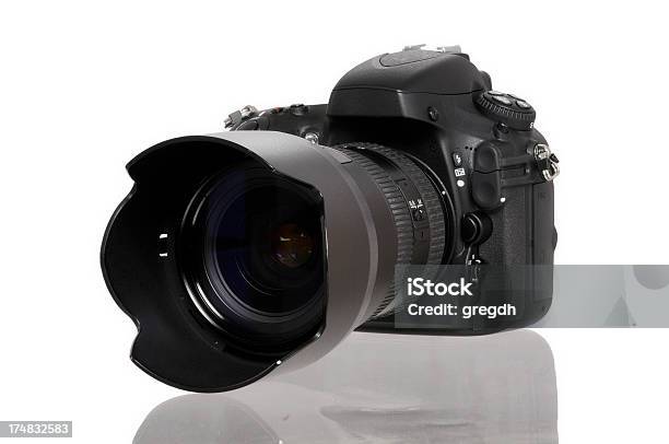 Preto Dslr Câmera - Fotografias de stock e mais imagens de Abertura - Abertura, Câmara Fotográfica, Câmara SLR