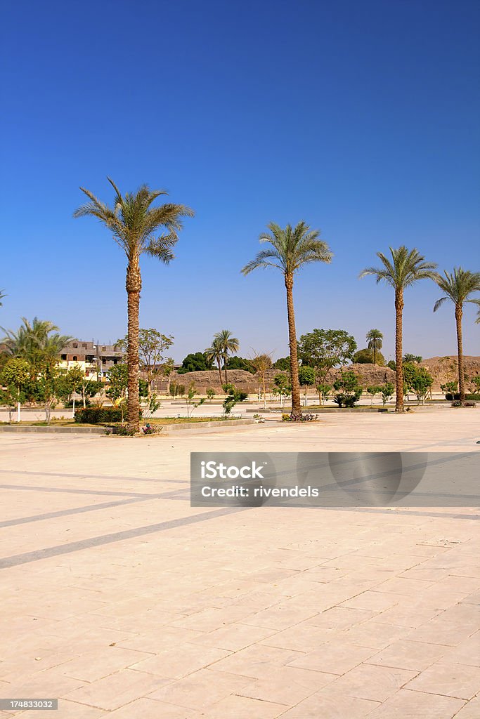 Praça principal de Egipto - Royalty-free Amarelo Foto de stock