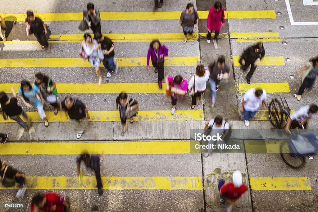 Foule de passage à Hong Kong - Photo de Activité libre de droits