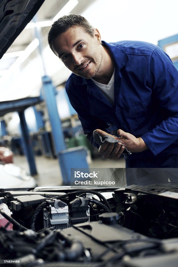 Es ist ein schmutziges Arbeit, aber ich liebe es, - Lizenzfrei Arbeiten Stock-Foto