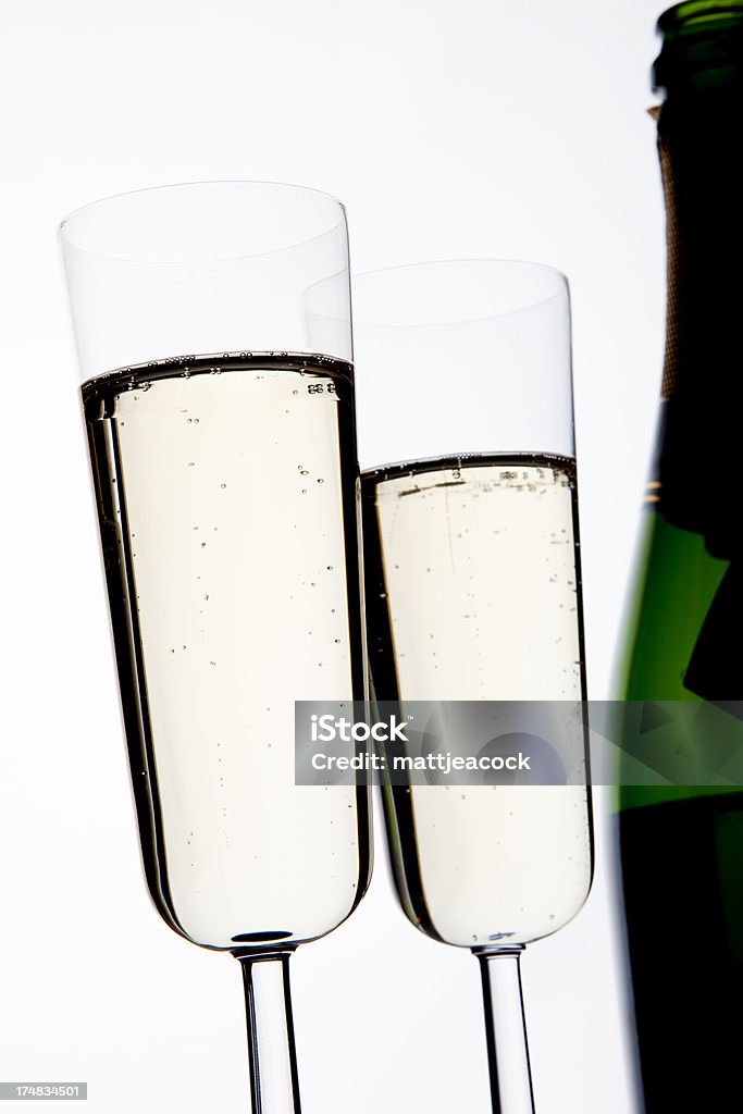 Due bicchieri di champagne - Foto stock royalty-free di Alchol