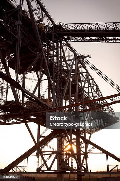 Overburden Conveyor Bridge Stock Photo - Download Image Now - Backhoe, Brandenburg State, Coal Mine