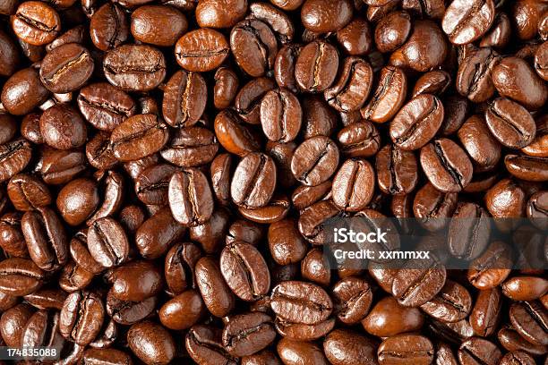 Coffee Beans Stock Photo - Download Image Now - Backgrounds, Brown, Caffeine