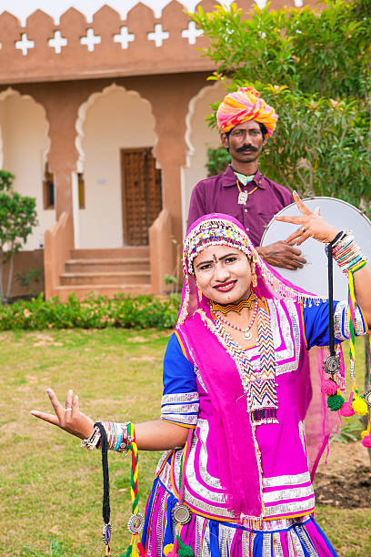 istock traditional indian folk dancers, Jaipur, India 174835164