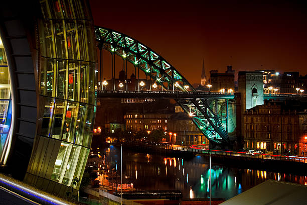 istock Quayside lights, Newcastle, Tyne and Wear, UK 174835182