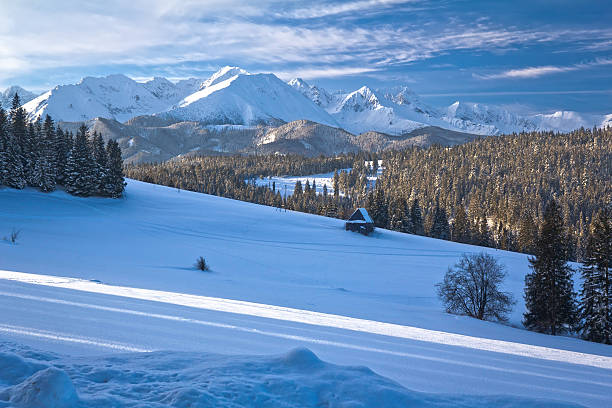 Winter morning view of the Tatra MountainsSee more MOUNTAINS images here: