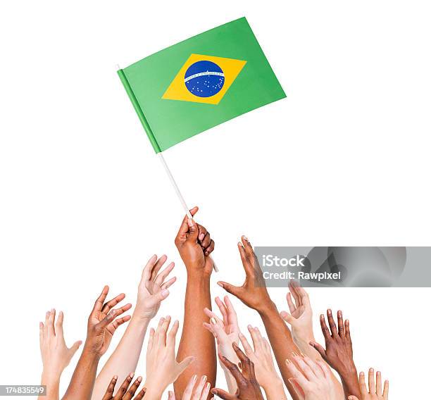 Bandiera Del Brasile - Fotografie stock e altre immagini di Indipendenza - Concetto - Indipendenza - Concetto, Brasile, Bandiera