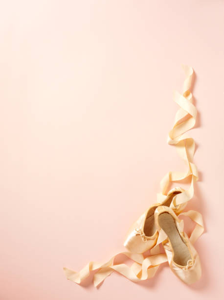 istock Pink Ballet Shoes on Paper 174835567
