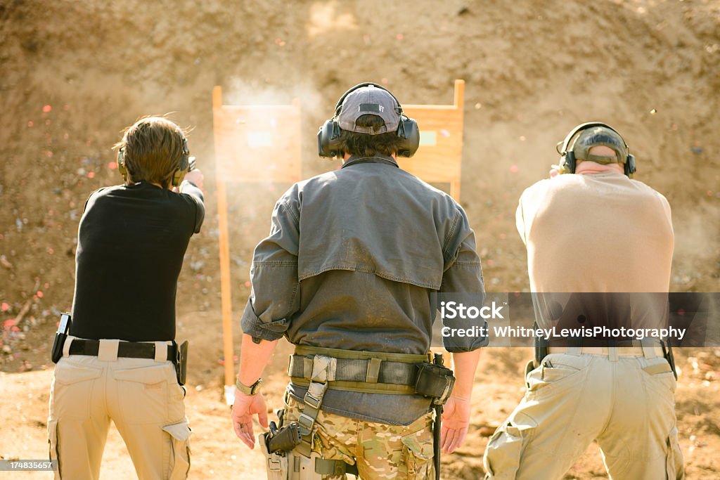 Shooting Range - Lizenzfrei Sportschießen Stock-Foto