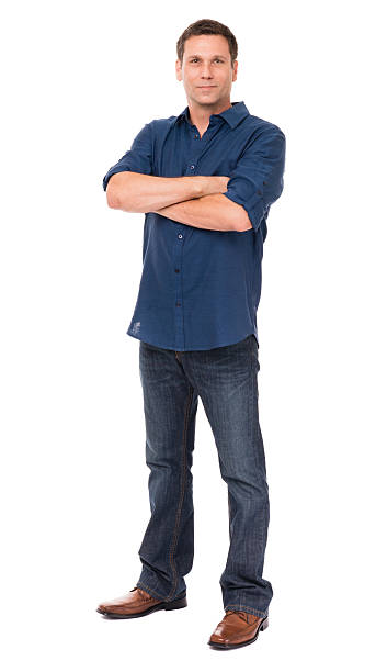 istock Casual Dressed Man Isolated on White Background 174836170