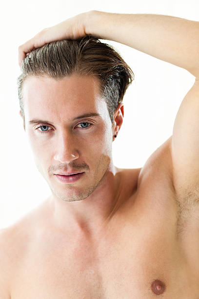 istock Portrait of attractive young man 174836288