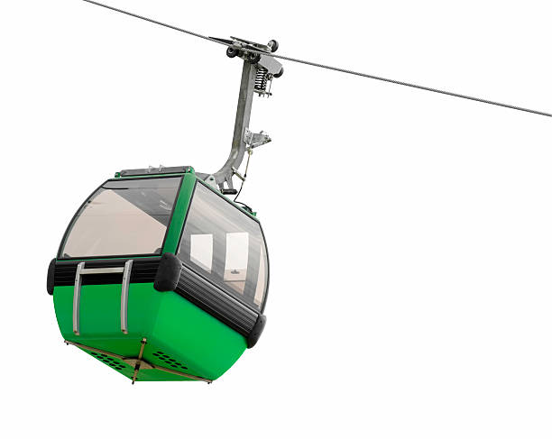 Cableway stock photo