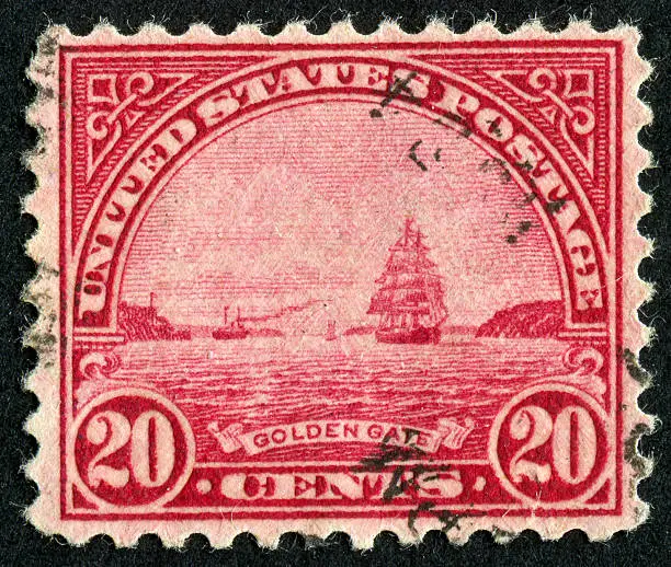 Photo of Golden Gate Bridge Stamp