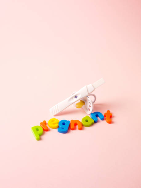 Baby Pacifier with Pregnancy Test Results