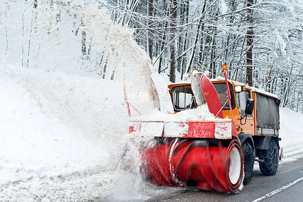 istock Snow Removal in Forest Slovenia Europe 174836608